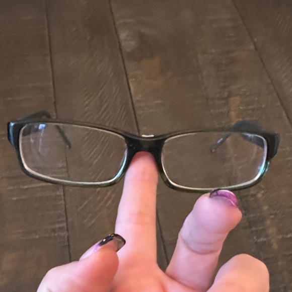 Calvin Klein Black & Green Women's Glasses - Picture 1 of 6